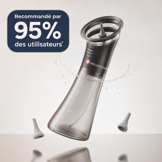 Pulisci-orecchie elettrico - Rimuove il cerume con delicatezza, ad acqua tiepida